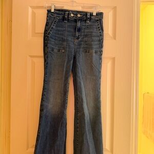 American Eagle Outfitters Blue Flare Jeans